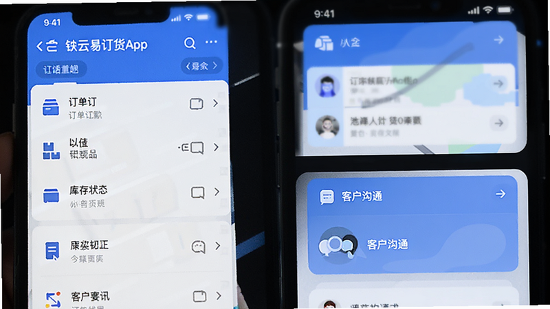 ҿ���׶���App����չʾ���ƶ���UI��񣬼���ִ���ƣ���ɫ��ɫ�������������б������״̬���ͻ���ͨģ�飬��ƽ��ͼ�꣬�������֣��߷ֱ��ʣ��޶���Ԫ��
