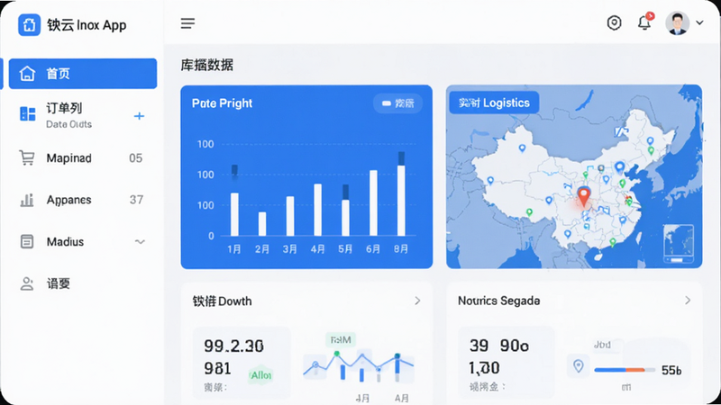 ҿ�ƹ�Ӧ��App����չʾ������Ϊ�ִ���Լ������������UI����������������ߵ��������������ݿ��壬�Ű���ñ�ƽ����ƣ����Ϊ�Ƽ������ɫ���䣬ϸ�ڰ���������ͼ���綩���б������ͼ����ʵʱ������ͼ�����ʸ���ɾ��޶���Ԫ��