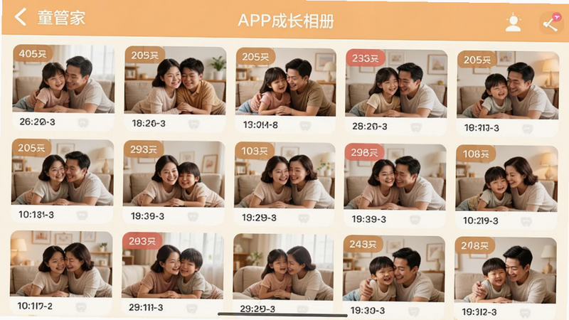 ͯ�ܼ�APP�ɳ������棬����״���е���Ƭ����ͼ���������ڱ�ǩ����ܰ��ͥ��Χ