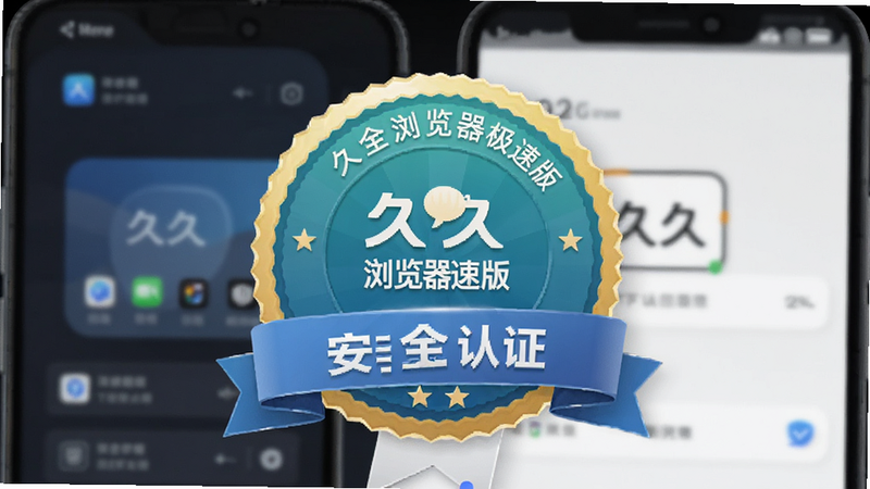 久久浏览器极速版 安全认证徽章 展示