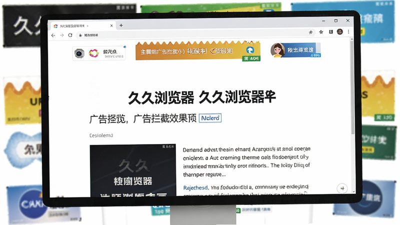 久久浏览器极速版广告拦截效果预览,主体为网页页面被干净展示,背景去除杂乱广告横幅,布局整洁有序,风格极简主义,细节突出核心文章标题和正文,画质高亮无多余元素