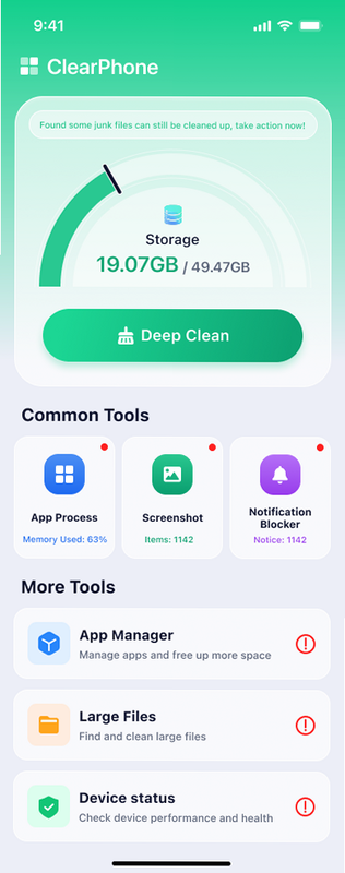 ClearPhone-1.2 user review and rating on android
