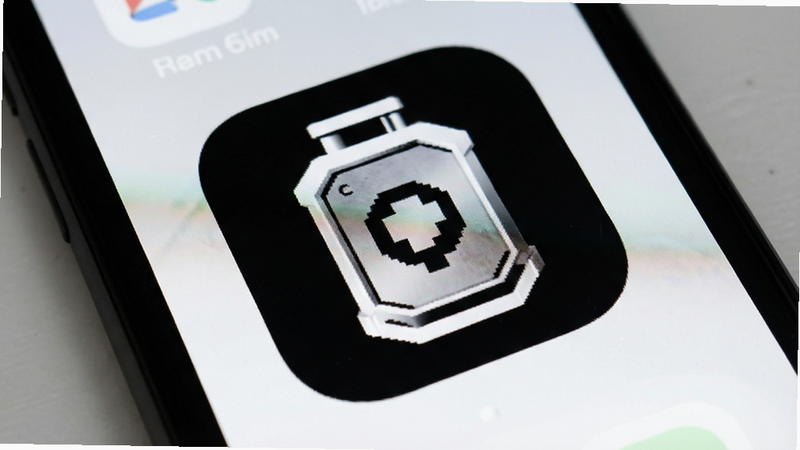 BombVault app icon on smartphone home screen, high contrast, clean background