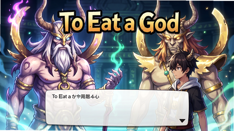 To Eat a God���а���Ϸ�������ͼ��չʾ���ص������������ǶԻ����������Ϊ��ϵ�����廭��ɫ�����ޣ���ͼ������������ʾ