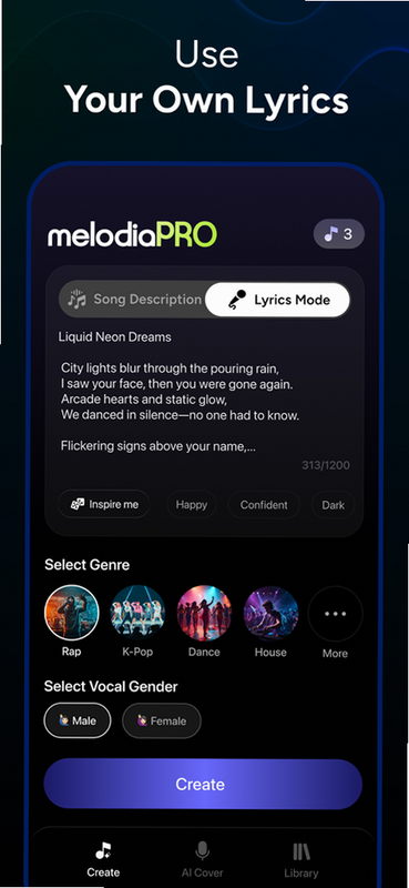 Melodia how to add music files tutorial