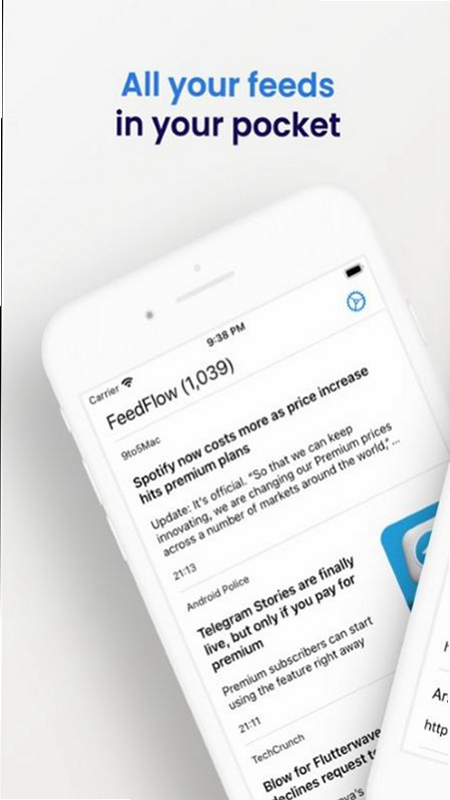 FeedFlow 安卓 界面 截图