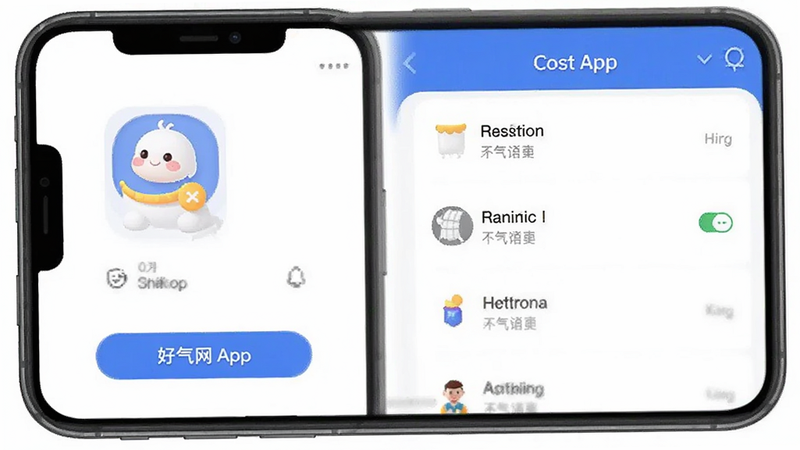 好气网App订单列表界面