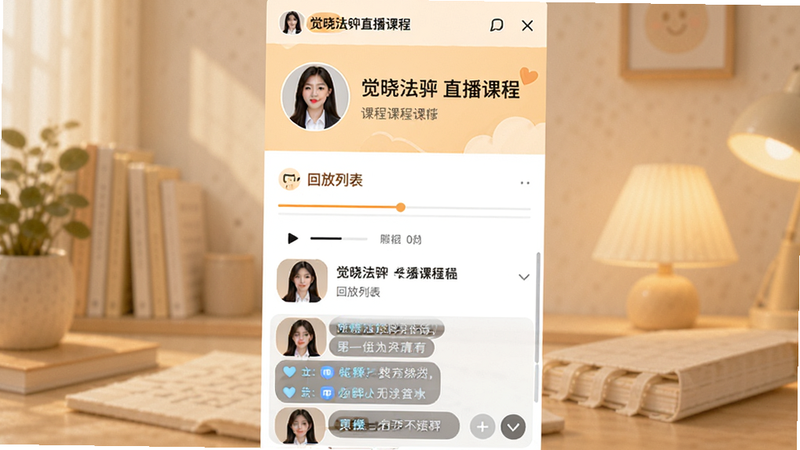 ����Ϊ������˶ֱ���γ�ҳ�棬չʾ��ʦͷ�񡢿γ̱��⡢�ط��б���������������������ܰ������ϸ�ڰ������Ž������뵯Ļ�������������������ɾ����޶���Ԫ��