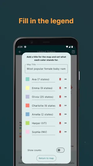 MapChart�����ֻ���