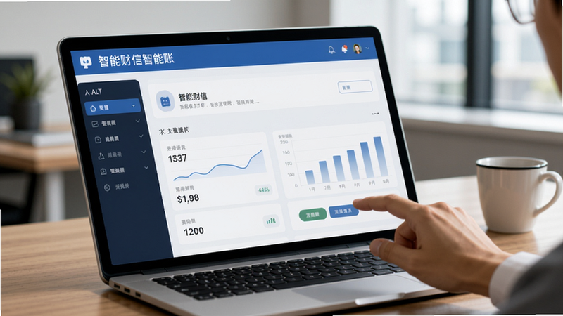 alt:智慧财信智能记账界面