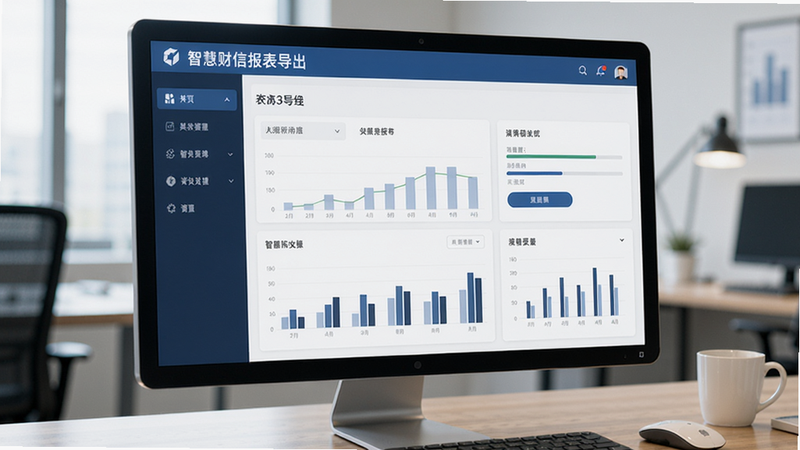 alt:智慧财信报表导出界面