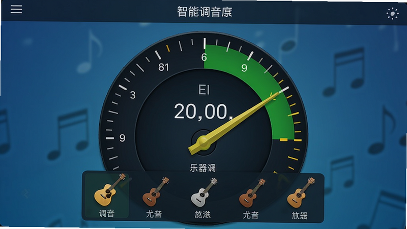 չʾ�����������ܵ��������棬����Ϊ�������̣�������ʾ��ǰ������Ƶ�ʣ��·�������ѡ���б����������ȿ�����ȣ�������Ϊ������ɫ��ָ��ָ����ɫ�����ʾ��׼����������������ϸ�壬�޶���Ԫ�أ�����ͻ�������������ܡ�
