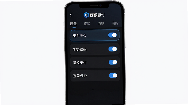 ���壺�ֻ���Ļ����ʾ�����ݸ�App���ý��棬ͻ������ȫ���ġ�ѡ��������������롱����ָ��֧����������¼���������ء����֣��ֻ�����������Ϊ��ɫ���Ű棺�б���ʽ��ÿ������ػ��顣��񣺿Ƽ��У���ɫ���⡣ϸ�ڣ������С������ݸ���Logo�����ػ���Ϊ��ɫ�����ʣ���������Ӱ��ͣ��޶���Ԫ�ء�