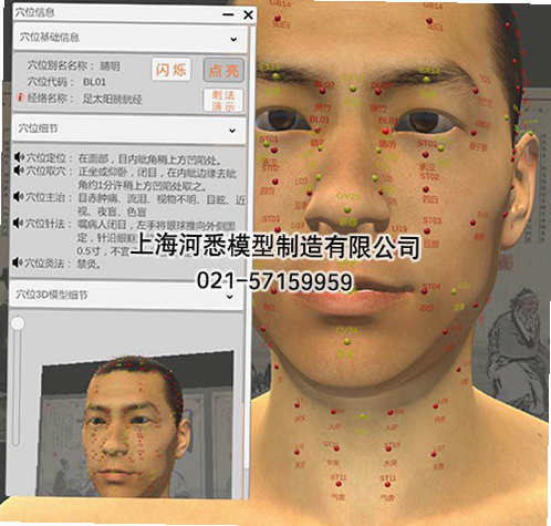 国运奇经 安卓版 操作说明 3D穴位模型 界面截图