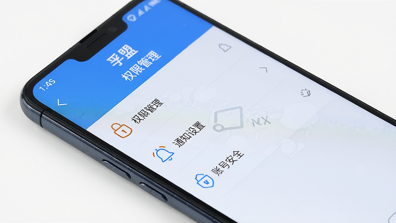 手机屏幕显示孚盟MX的设置页面,包含