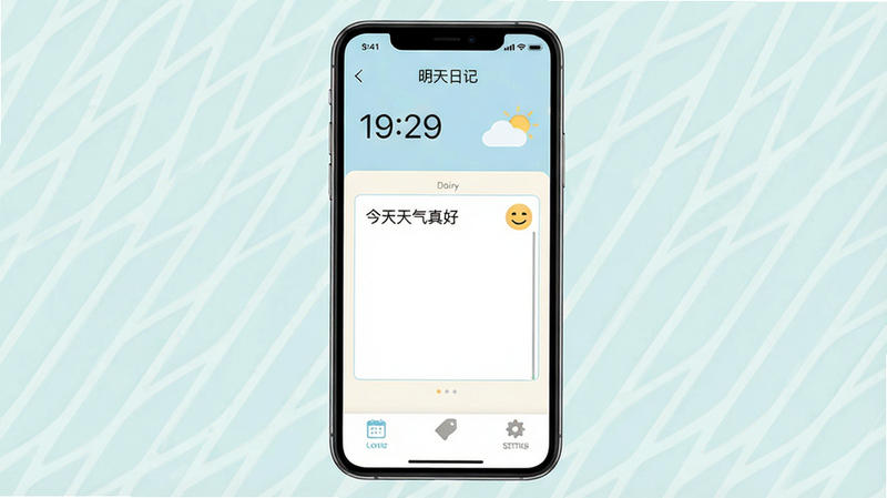 主体:一款智能手机屏幕显示