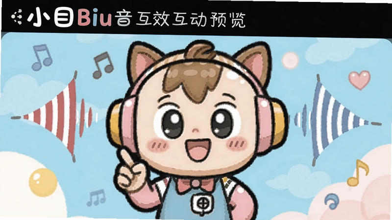 小目Biu音效互动功能预览图