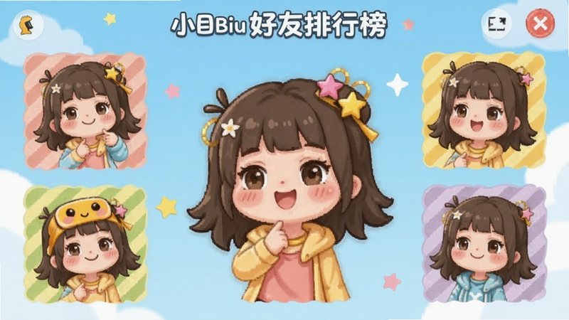 小目Biu好友排行榜预览图