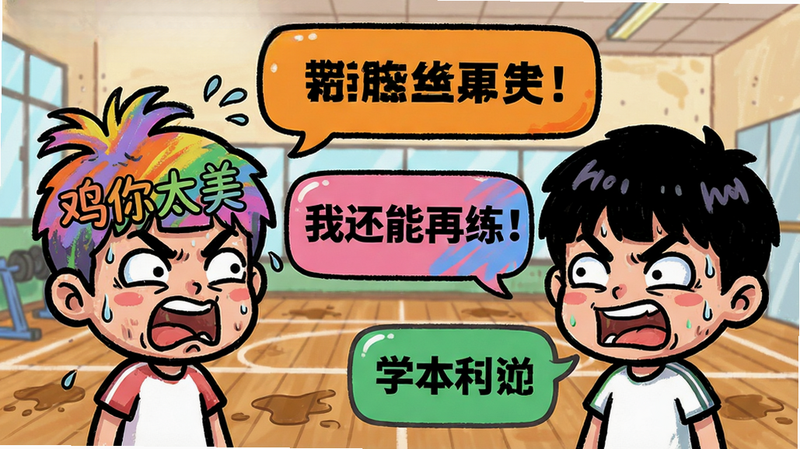 ���壺����Ի����棬��ͨ��ɫ������ţ����ݶԻ�����ʾ���������һ�����������룡�������֣���ɫ���ҷ�վ���Ի��������γ��֣�����Ϊ��ϰ�ҳ������Ű棺�Ի������Բ�Ǿ��Σ�����Ϊ����Ӵ֣�������ɫ����˵���ˣ������ʽQ��+Ϳѻ�磬�������ϸ�ڣ���ɫͷ���С�����̫�����ʵ����ͣ��ذ����к��գ����ʣ�1080p��ɫ�ʱ��ͣ��޶���Ԫ�ء�