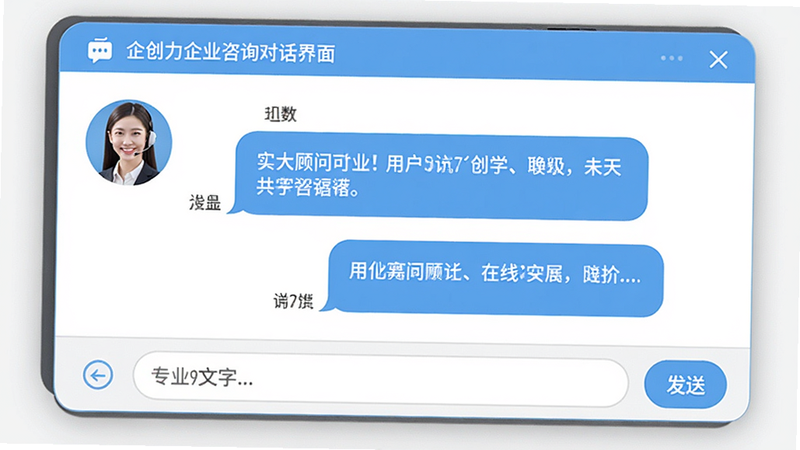 ����Ϊ������ҵ��ѯ�Ի����棬����Ϊ���촰����ʽ�����Ϊ�ͷ�ͷ���Ҳ�Ϊ�û���Ϣ���ݣ�������£���ɫǳ�����ɫ������ײ��������ͷ��Ͱ�ť�����ʸɾ���ͻ��רҵ������������