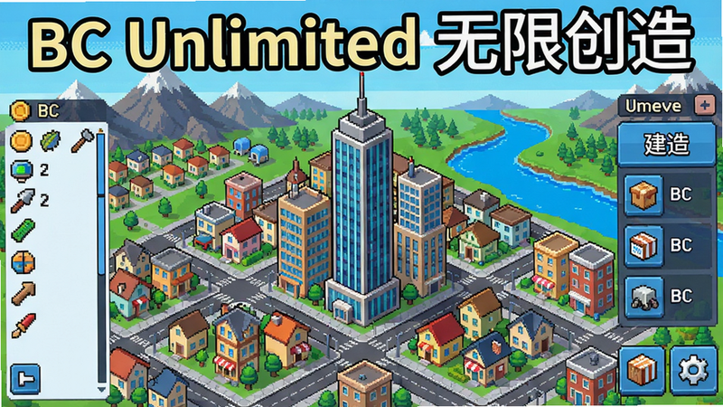 ���壺BC Unlimited��Ϸ�����棬չʾһ���������������ط�����ȫ����������ʵ�Ħ���¥��������µ�סլ����Զ����ɽ���ͺ��������֣�����ӽǣ����дӽ���Զ���죬�����ʾ��Դ���������Ҳ��н���˵����Ű棺����ɾ������н�����������ɫ��������������þ������ط��ϸ�ڷḻ�����ʸ��壬�޶���Ԫ�أ�ͼƬ����ʾ���֡�BC Unlimited ���޴��족��