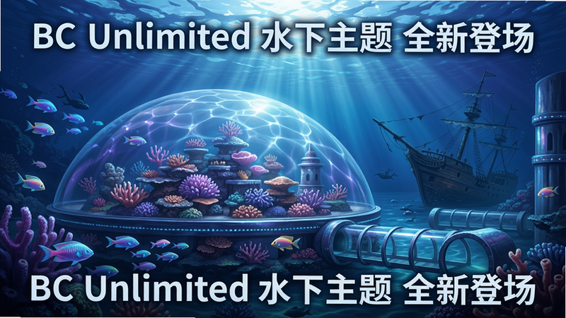 ���壺BC Unlimitedˮ������Ԥ��ͼ��͸��񷶥���ǵ�ɺ���ǣ���Χ�ζ�ӫ����Ⱥ�������������Ӳ�ͬ���Σ�Զ���г����ż������֣�ˮ�������ӽǣ����߾���ˮ�������������Ч�������������з��⡣�Ű棺����ɫ��Ϊ����ɫ���λã�ϸ�ڷḻ������ϸ�壬�޶���Ԫ�أ�ͼƬ����ʾ���֡�BC Unlimited ˮ������ ȫ�µǳ�����