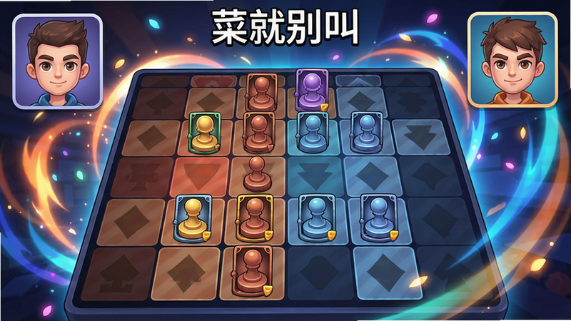 ʵʱƥ���ս���棬�������ͷ��������࣬�м���ս�����̣��������Ӱڷ��ڸ����ϣ������ж�̬��Ч�����ʸ��壬���ͨ���ɾ��޶���Ԫ�أ����֡��˾ͱ�С��ڶ�����