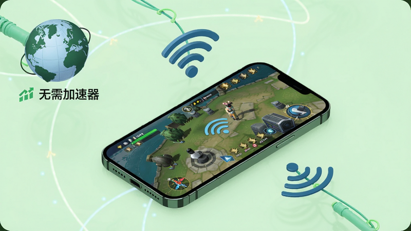 һ��չʾ�������ӵ�ͼƬ��������һ���ֻ���ʾ��Ϸ���棬��Χ��WiFi�ź�ͼ��͵���ͼ�����������Ͻǣ��Ű��࣬���Ƽ���ϸ�ڰ���������������֣���������������ǳ��ɫ���ɾ���