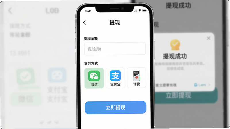 һ��չʾ���ֹ��ܵ��ֻ����棬����Ϊ�ֻ���Ļ�����������С����֡��������������ֽ�������֧����ʽѡ��΢�š�֧���������ѣ����·��С��������֡���ť�������С����ֳɹ����ĵ�����ʾ�������ˬ�����ʸ��塣