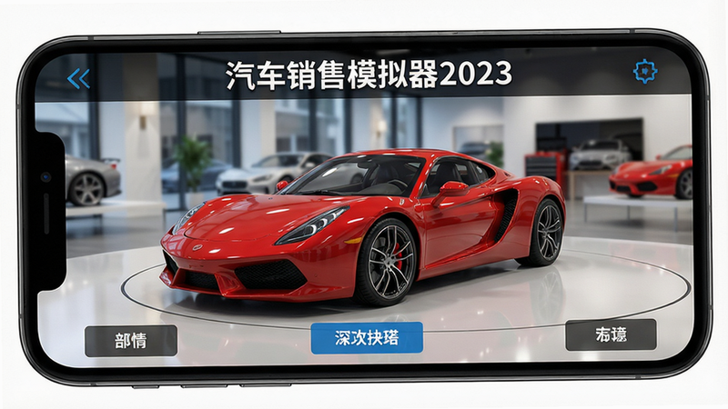 һ���ֻ���Ļ��ͼ��ʾ��Ϸ�����棬��������һ������չʾ�ĺ�ɫ�ܳ���������չ����������