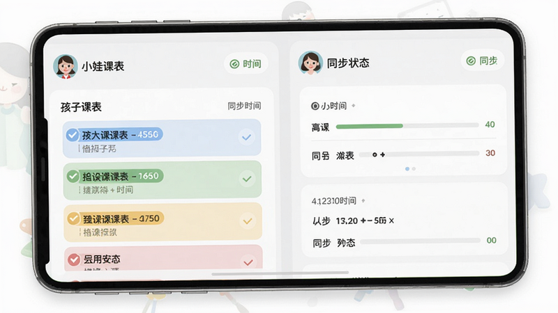����ΪС�޿α��ҳ��˽��棬��ຢ�ӿα����Ҳ�ͬ��״̬����������������Լ��ϸ���мҳ�ͷ���ͬ��ʱ��������ʸ���ɾ���