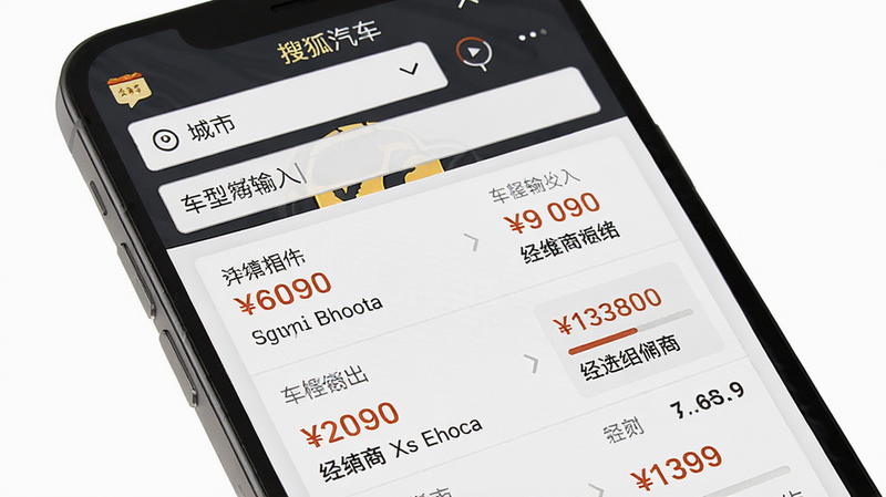 չʾ�Ѻ�����APP�ı��۲�ѯҳ�棬����Ϊ�ֻ���Ļ�������Ϸ��г���ѡ�����ͳ���������м���ʾ���ͼ۸��б����������רҵ��ϸ�ڰ����۸����ֺ;��������ƣ�����������������ɫ���Ű����룬����������