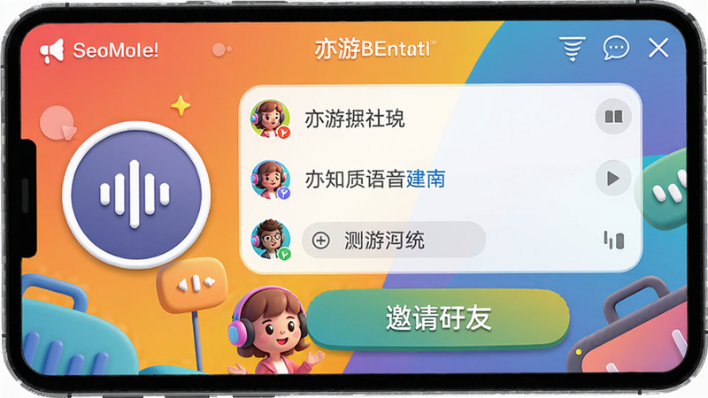 ���������罻���棬��ʾ�������ͼ�꣬�����������Ѱ�ť�������Ѻã�ɫ�����죬���ʸ���