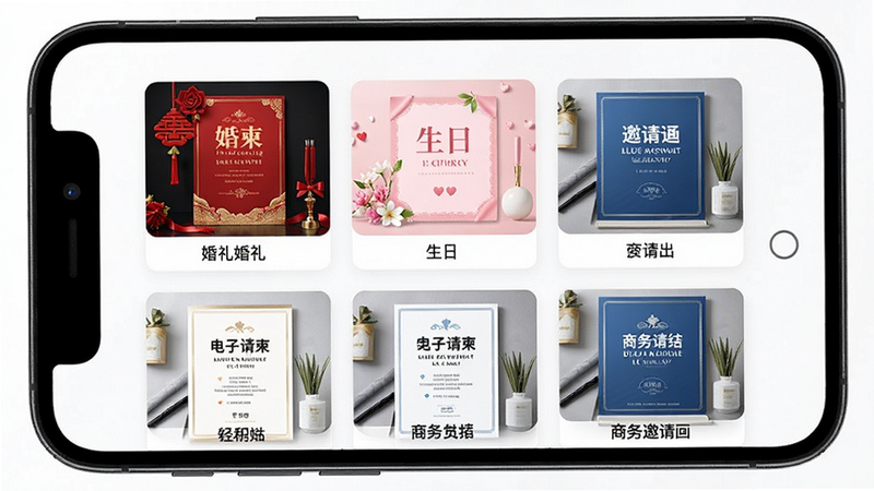 主体为手机屏幕展示