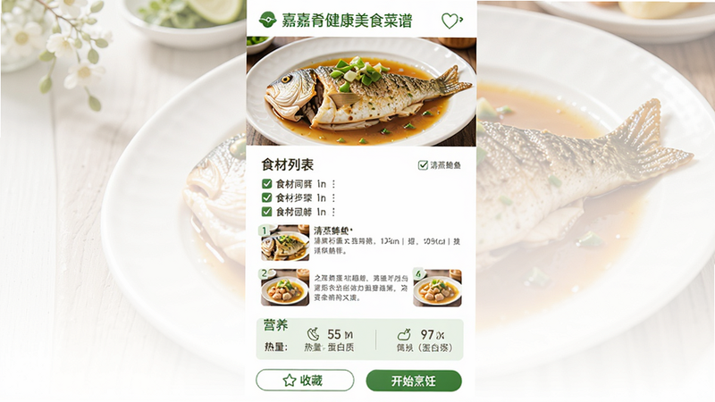 ���壺���Ƚ�����ʳ���׵Ĳ�������ҳ�����֣�����Ϊ��ͼչʾ��Ʒ��Ʒ�����������㣩���·�����Ϊʳ���б�������ѡ��������������Сͼ��Ӫ����ǩ�������������ʵȣ����Ű棺�����������Ϣ������������񣺼�����£���ɫ��������ɫ��׺��ϸ�ڣ�����Сͼ�б�ţ�ʳ���б���������λ���ײ��С��ղء��͡���ʼ��⿡���ť�����ʣ�ϸ�壬ɫ�����ޡ�