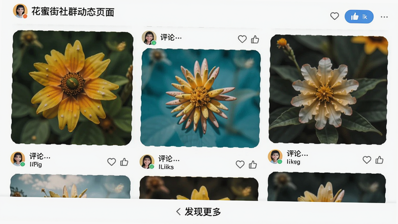 ���壺���۽���Ⱥ��̬ҳ�棬��ʾ�û�������ͼ�ģ����֣��ٲ�����������ͼƬ����񣺻��ö�ʣ�ϸ�ڣ������ۡ����ް�ť��ͷ��һ������������������֣������ָ��ࡱ��ʶ�ڵײ���