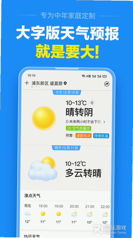 点玩天气查询软件 安卓版 用户评价