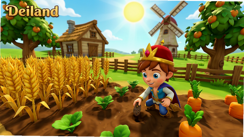 ��Deiland����Ϸ�����ɾ�Ӫ������С����������ﲥ�֣���Χ�г����С�󡢺��ܲ��͹�����Զ����ľ�ݺͷ糵���������ģ���ͨ3D���ɫ�����ޣ����ֱ�����ϸ�ڷḻ������������