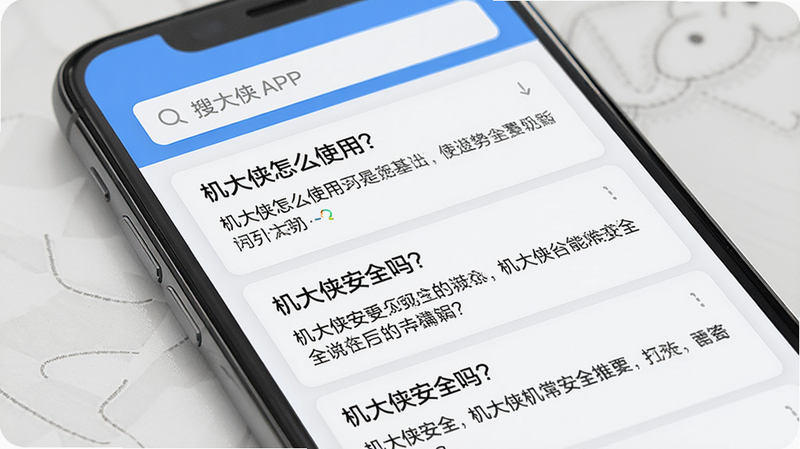 ���壺�ֻ���Ļ��ʾ������APP���ʴ���棬���֣��������������·��г��������⣬�Ű棺�б�ʽ��������¼�࣬ϸ�ڣ���������'��������ôʹ�ã�'��'��������ȫ��'��������������˵�������ʣ�����ɾ�