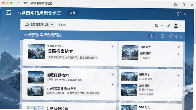 云藏搜索结果聚合预览图
