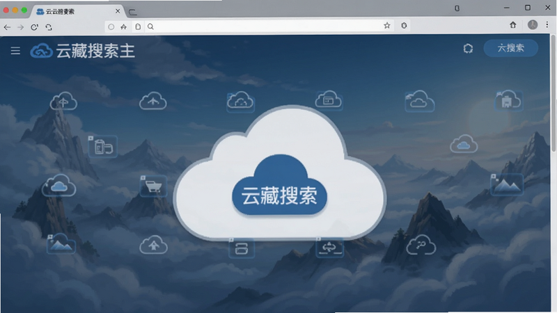云藏搜索主界面预览图