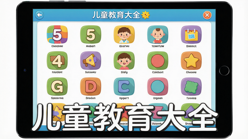 ���壺��ͯ������ȫ���������棬չʾ��ʵĿ�ͨͼ��Ϳγ��б������֣����й�ͼ�������������Ű棺ͼ���������룬ɫ�����ޣ���񣺱�ƽ����ͨ���ϸ�ڣ��������֡���ĸ����״��Ԫ�أ����ʣ����壬�ɾ��޶���Ԫ�ء����֣�����ͯ������ȫ��Ԥ��ͼ
