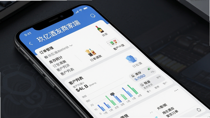 ���壺���ھ����̼Ҷ�App���棬���֣��ֻ���Ļչʾ�������������ͳ�ơ��ͻ��б��Ⱥ��Ĺ���ģ�飬�Ű棺��������Ϣ�㼶���������⡰���ھ����̼Ҷˡ�����񣺱�ƽ���ִ���Լ��ϸ�ڣ�ͼ�����������ݿ��ӻ�ͼ�������ʣ�����ɾ����޶���Ԫ��