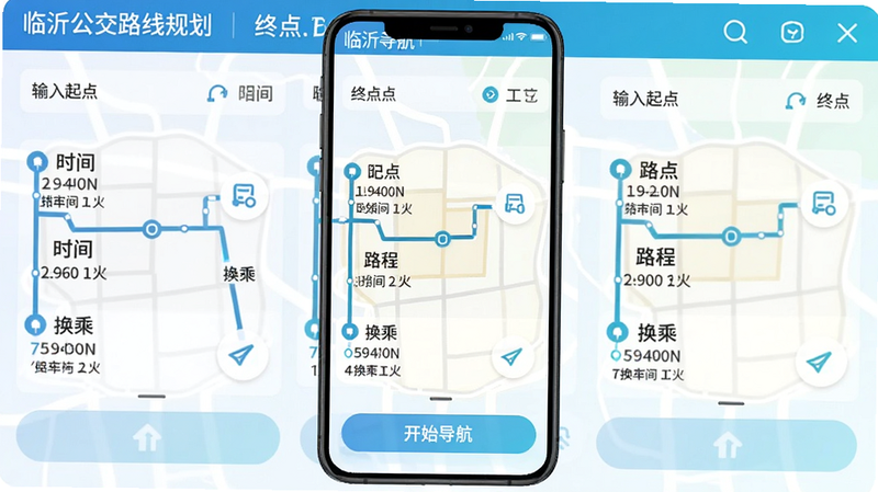 ���ʹ���·�߹滮���棬���������յ㣬��ʾ������ѡ·�ߣ�ÿ��·�߱�עʱ�䡢·�̡����˴������ײ���