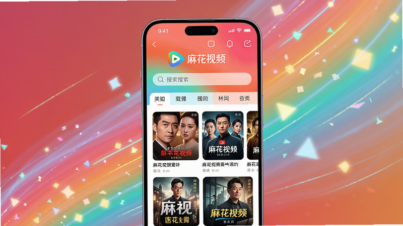 ����Ϊһ�������ֻ���Ļ��ʾ�黨��ƵAPP���棬������Ѥ���Ĺ�Ӱ���ߣ����ֲ��þ��й�ͼ���ֻ�����ڷţ���Ļ��չʾ���黨��Ƶ��LOGO������Ӱ�ӷ�������ͼ�����Ϊ�ִ���ƽ��UI���΢��Ч��ϸ�ڰ���������Ӧ��ͼ�ꡢ�������ͷ����ǩ������Ϊ4K���壬�ɾ��޶���Ԫ�ء�