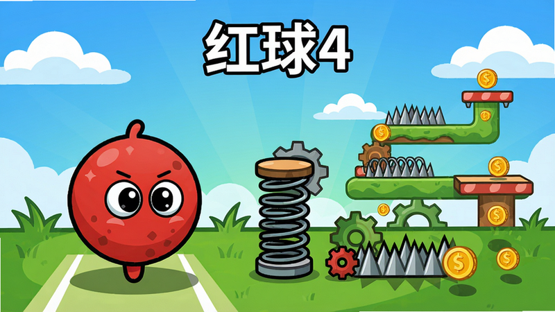 ���壺һ�ź�ɫС��վ���̲ݵص���㣬ǰ���г��֡����ɡ���̺��ƶ�ƽ̨�����֣����ΪС����д���Ҳ�չʾ���ιؿ�·�ߣ������ǽ������������ơ��Ű棺���ж��룬����ռ����1/3���ؿ�Ԫ��ǰ����䡣��񣺿�ͨ��ƽ����ɫ���������ͣ���Ե�Ӵ������ߡ�ϸ�ڣ�С���۾��������񣬵�������Ӱ�����ɢ����·���ϡ����ʣ�1080p���壬�ɾ��޶���Ԫ�أ����֡�����4�������Ϸ���