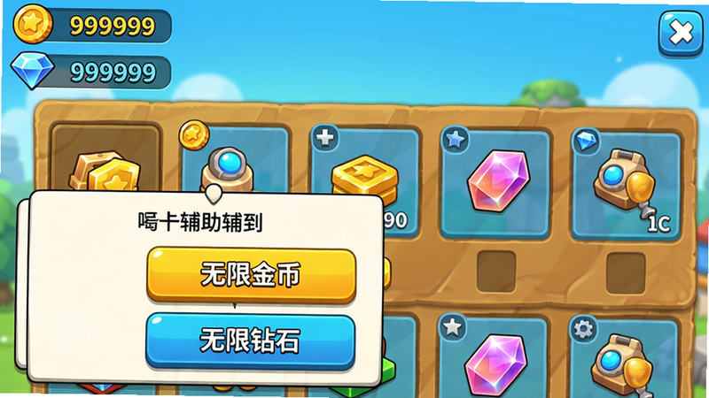 一张游戏截图,展示游戏内商店界面,左上角金币数和钻石数显示为