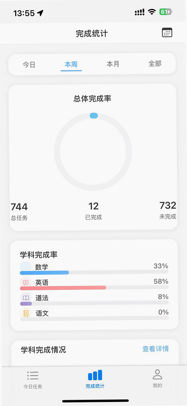 秒记64卦 安卓版 学习进度统计