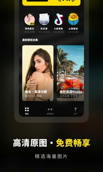 壁纸推荐大全 安卓版 功能界面截图