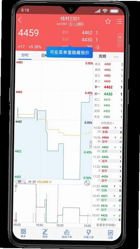 交子期货 安卓版 界面截图